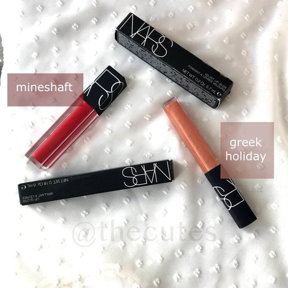 NARS Lip Gloss Velvet Lip Glide MAKEUP BUNDLE - Picture 2 of 4